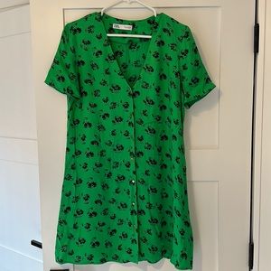 Zara floral dress